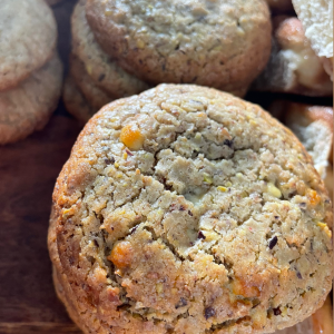 Galletas de pistacho y chocolate blanco